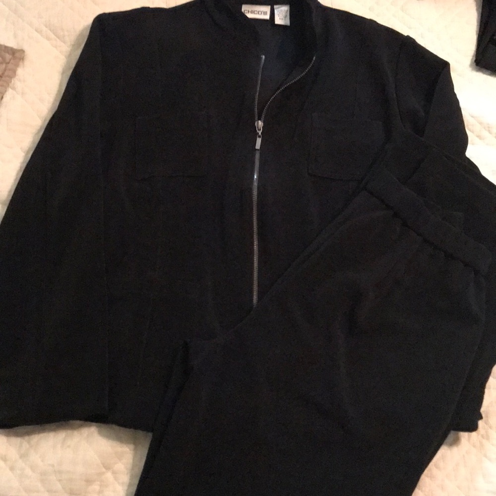 Chico’s black suit